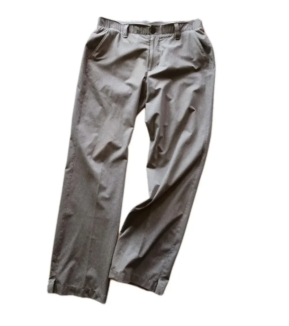 Under Armour Storm Grey Pants Mens 34/32 Stretchy Golf Dress Up Minimalist
